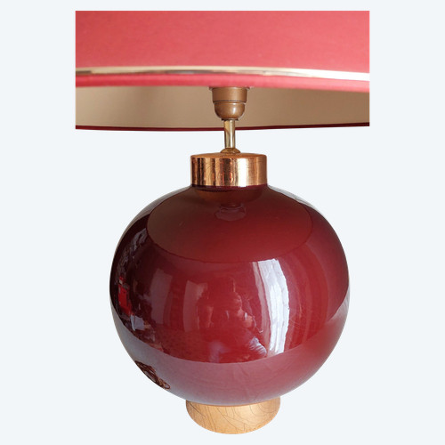 L.Drummer lamp with shade 1950/1970
