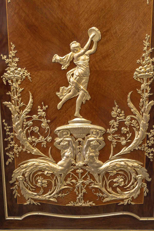 Attribuée à François Linke Une Vitrine De Style Louis XVI époque 19ème Siècle