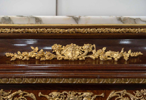 Attribuée à François Linke Une Vitrine De Style Louis XVI époque 19ème Siècle