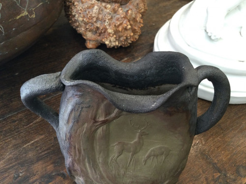 Kleine Vase aus Sandstein aus Montigny sur Loing