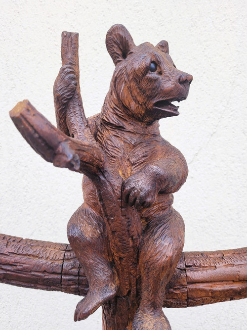 Ours Porte-manteau, Forêt Noire,  Fin XIXème Début XXème Siècle