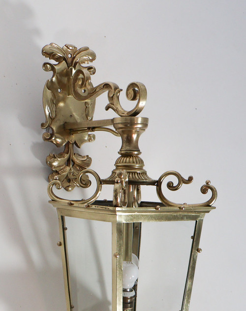 Bronze Portico Lantern Late 19th Century