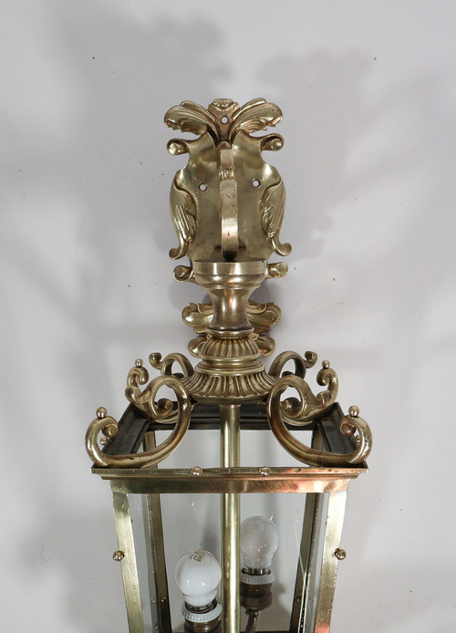 Bronze Portico Lantern Late 19th Century