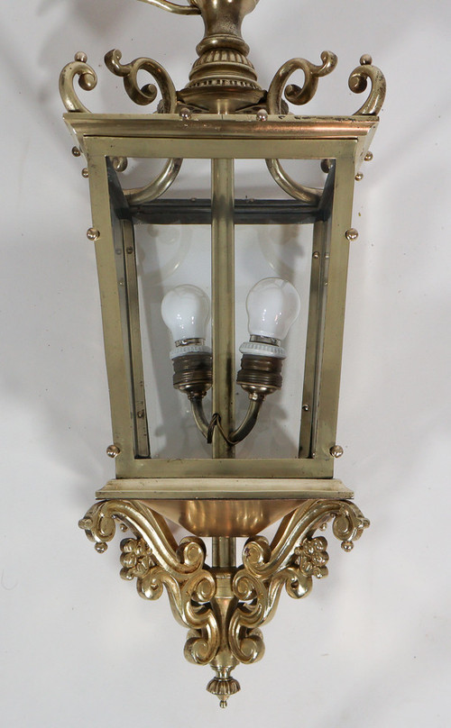 Bronze Portico Lantern Late 19th Century