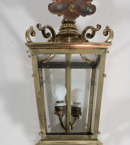 Bronze Portico Lantern Late 19th Century