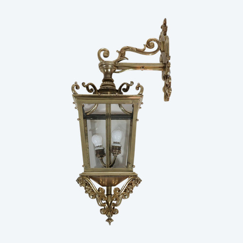Bronze Portico Lantern Late 19th Century