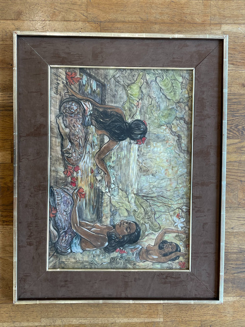Women in Bali, Jean LE MAYEUR DE MEPRES (1880-1958), circa 1940