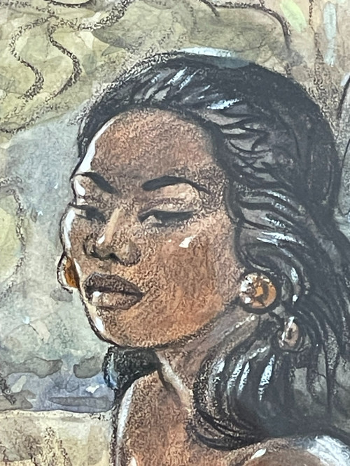 Women in Bali, Jean LE MAYEUR DE MEPRES (1880-1958), circa 1940