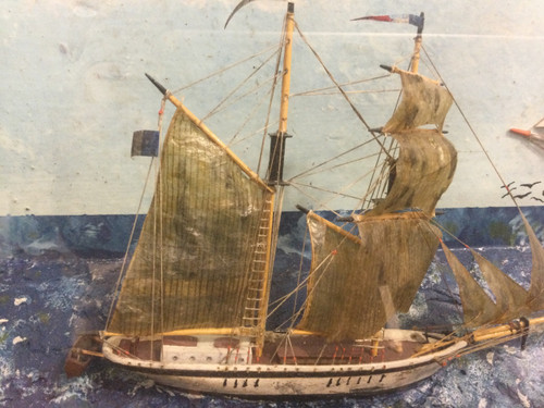 Grand diorama XIXe 