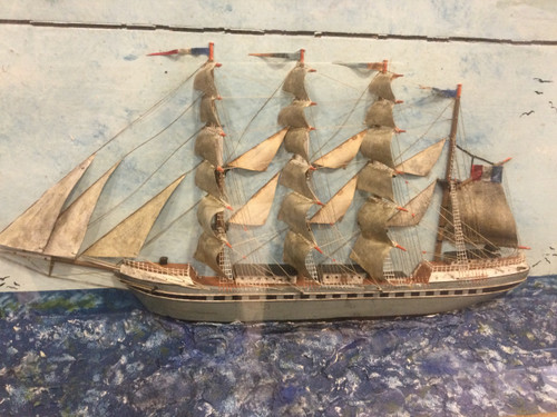 Grand diorama XIXe 
