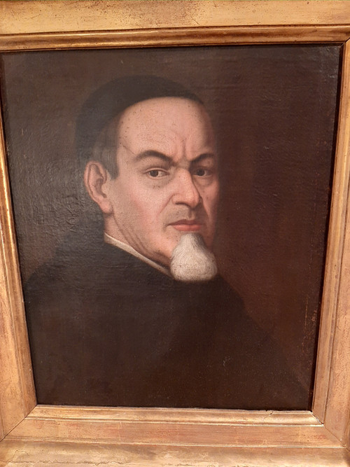 Porträt eines Geistlichen aus der Zeit um 1800.