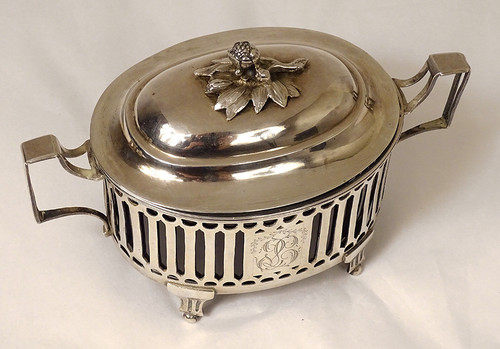 Louis XVI silver sugar bowl Fermiers Généraux Paris Leguay 18th century
