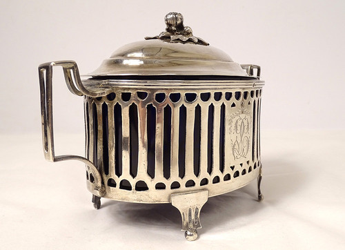 Louis XVI silver sugar bowl Fermiers Généraux Paris Leguay 18th century