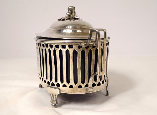 Louis XVI silver sugar bowl Fermiers Généraux Paris Leguay 18th century