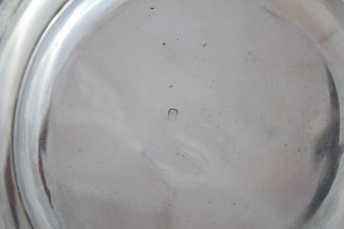 Tazza e piattino in argento massiccio, marchio 'Vieillard', grande garanzia Parigi (1819-1838)