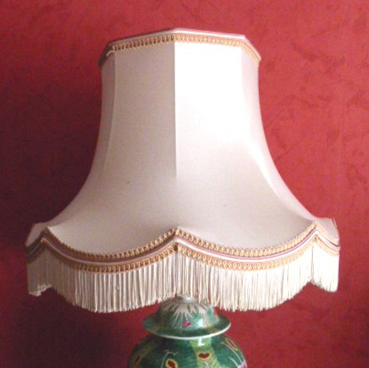 Lampada in vaso di zenzero in porcellana cinese del XIX secolo