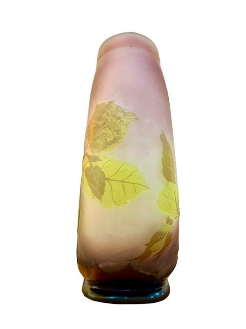 Emile Gallé Vase “Aux Noisettes”