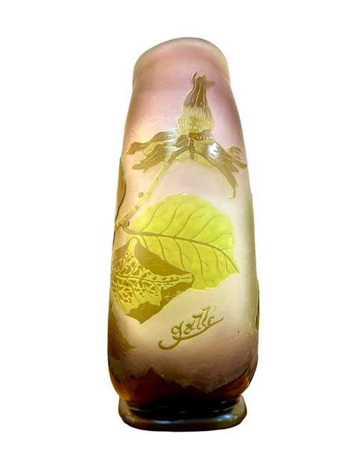 Emile Gallé Vase “Aux Noisettes”