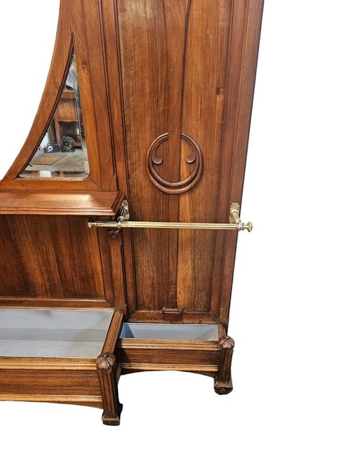 Important Vestiaire Art Nouveau "Coups de Fouet"