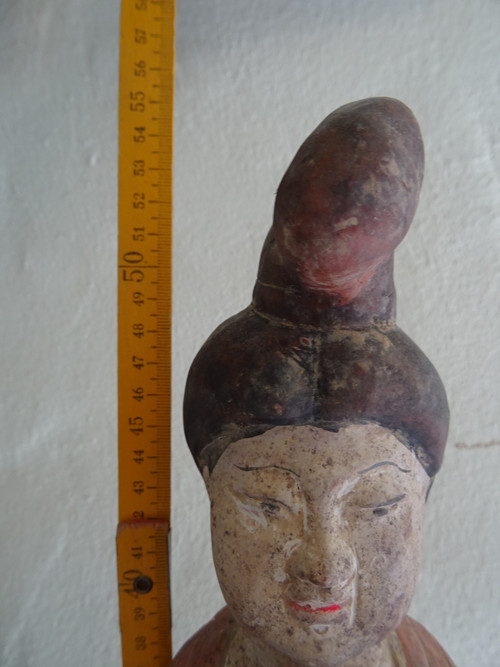 Statuetta in terracotta, Cina