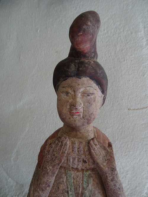 Statuetta in terracotta, Cina