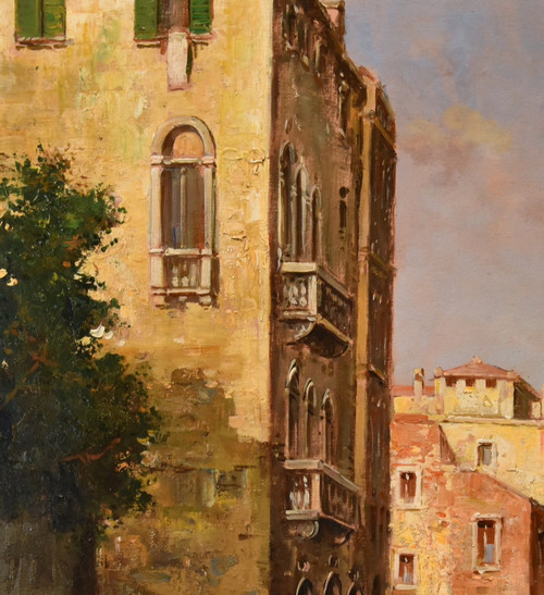 Vue De Venise Avec Le Grand Canal, Antoine Bouvard Dit Marc Aldine (L'isère 1875 - Paris 1957)