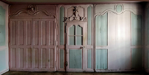 Trumeau De Boiserie époque XVIIIème En Chêne Et Autres Boiseries Portes Anciennes