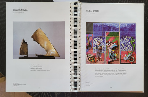 Book with original drawing of "Ben"