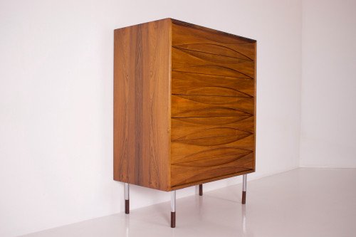 Cassettiera settimanale in palissandro, Arne Vodder.