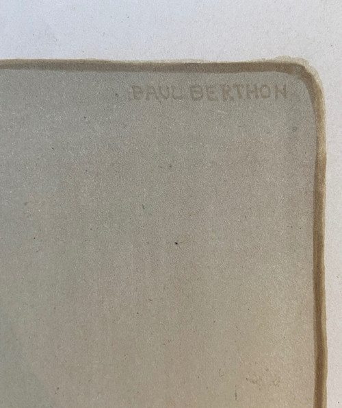 Original-Lithographie „La pointe de Bretteville“ von Paul Berthon
