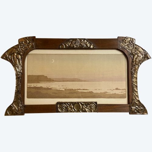 Original-Lithographie „La pointe de Bretteville“ von Paul Berthon