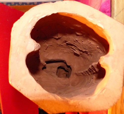 Fauno con cornamusa in terracotta di Jean Marie CAMUS (1877-1955)