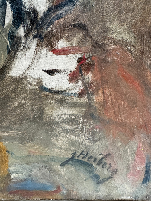 Jean Hjalmar Dahl Heiberg (1884-1976) - Norwegische Schule Studie Einer Frau Im Profil, Um 1910