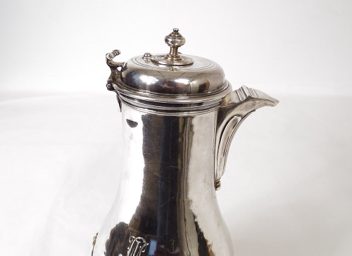 Silver Chocolatière Fermiers Généraux Roquillet-Desnoyers 18th century