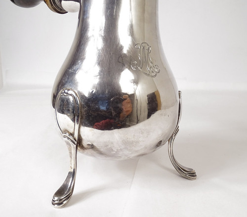 Silver Chocolatière Fermiers Généraux Roquillet-Desnoyers 18th century