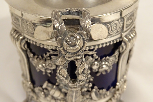 Zuckerdose Louis XVI Massivsilber Fermiers Généraux Paris Pierre Blard XVIIIè