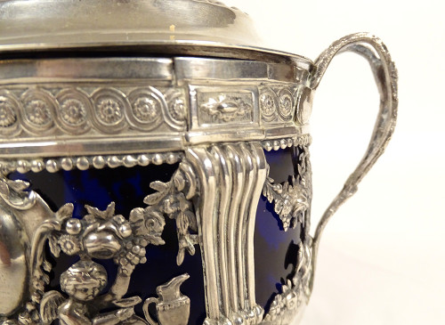 Zuckerdose Louis XVI Massivsilber Fermiers Généraux Paris Pierre Blard XVIIIè