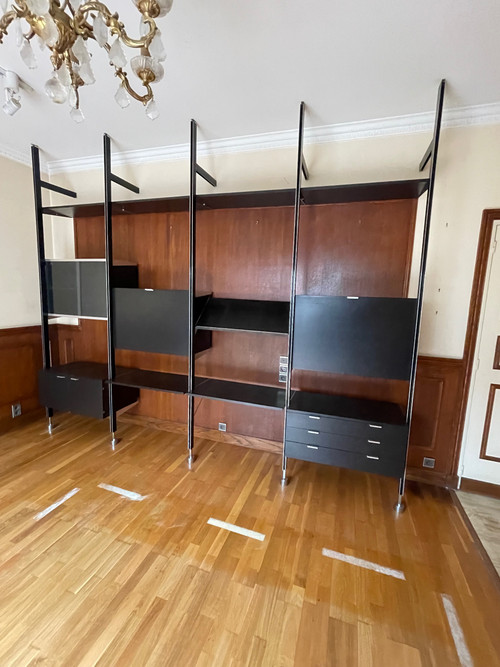George Nelson Modular Bookcase For Mobilier International Circa 1970