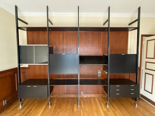 George Nelson Modular Bookcase For Mobilier International Circa 1970
