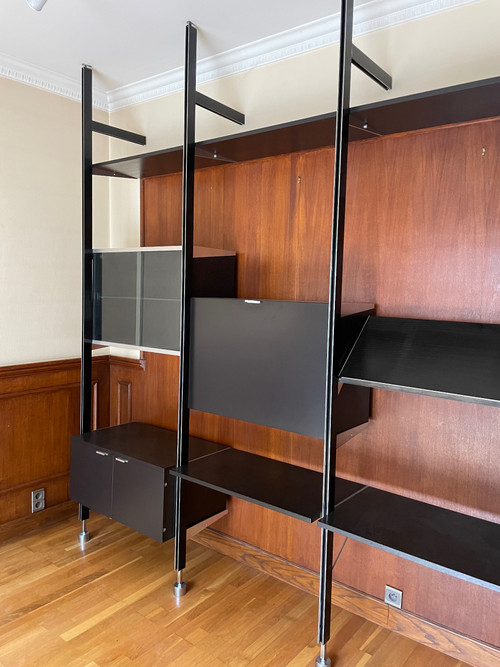 George Nelson Modular Bookcase For Mobilier International Circa 1970