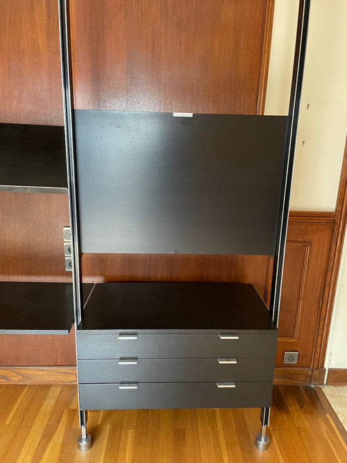 George Nelson Modular Bookcase For Mobilier International Circa 1970
