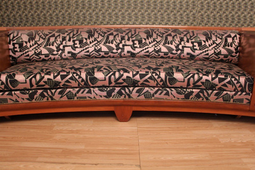 Immense Banquette Art Déco Des Ateliers Majorelle 330 cm de longueur