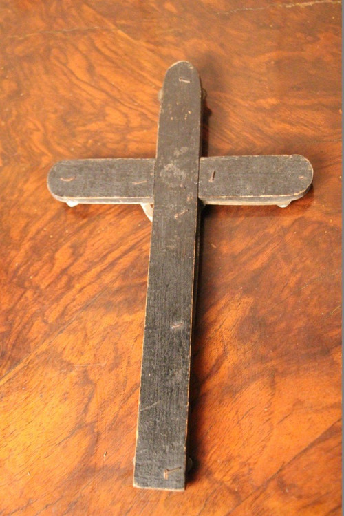 Croce in argento massiccio del XIX secolo