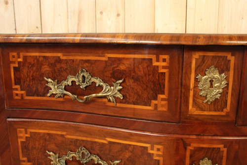 18th Century Louis XIV Marquetry Chest of Drawers