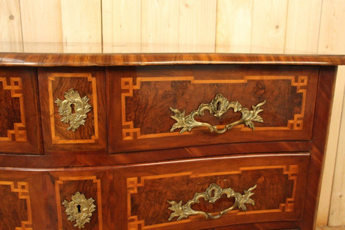 18th Century Louis XIV Marquetry Chest of Drawers