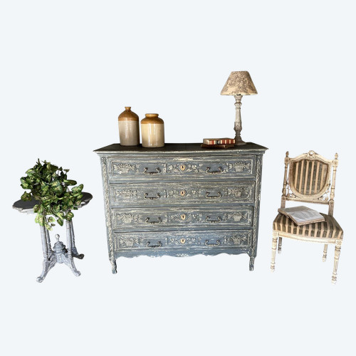 Kommode Louis XV aus dem 18. Jahrhundert jolie patine