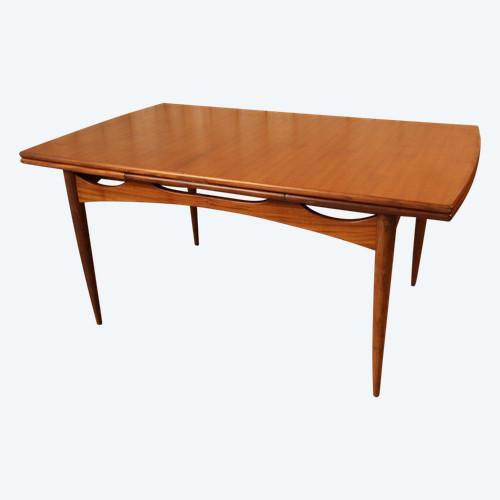 Scandinavian Teak Extending Table Attributed To Arne Vodder