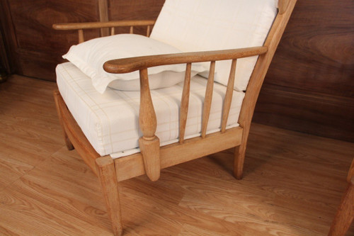 paire de fauteuils a oreilles 1950