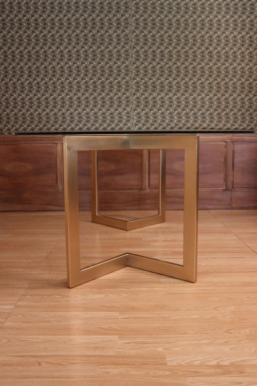 Table Design Piètement Doré