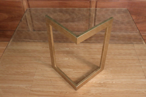 Table Design Piètement Doré
